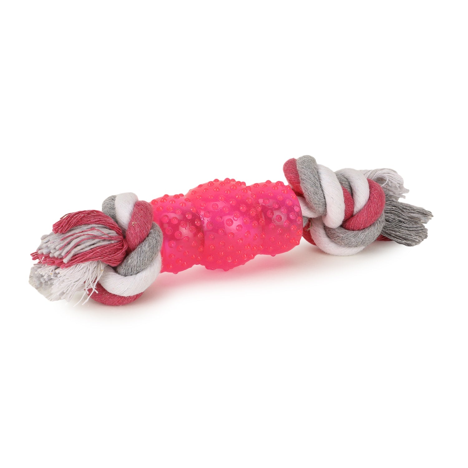 Basil Wagtastic Toy With Pure Cotton Rope - Pink