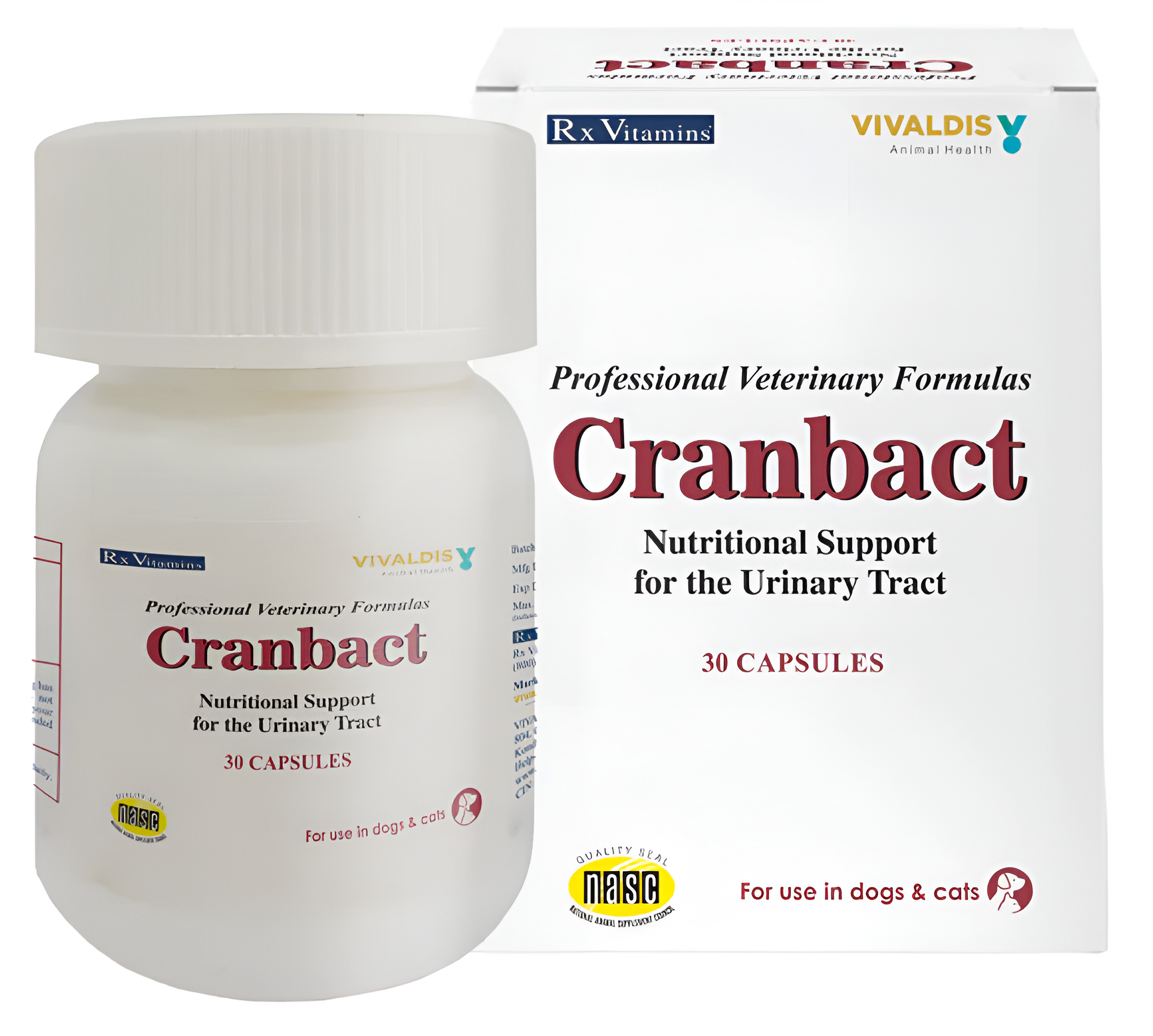 Vivaldis: Cranbact Nutritional Support For The Urinary Tract Capsules For Dogs & Cats