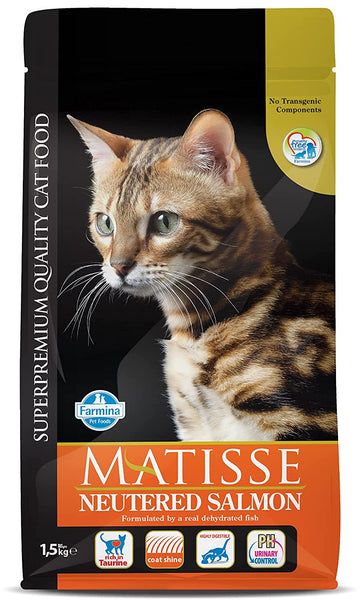Farmina Matisse Neutered Salmon Adult Cat Dry Food – ShakeHands