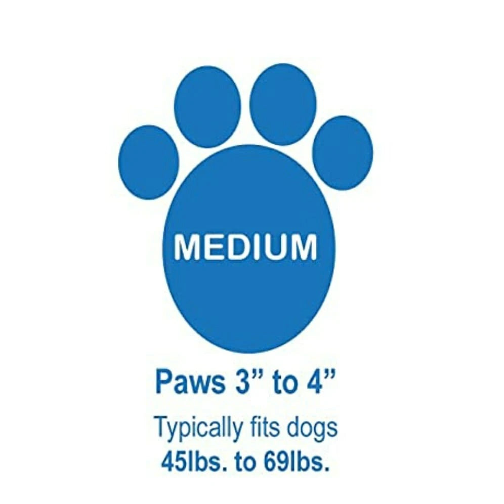 Pawz Waterproof Dog Boots - Medium - Blue