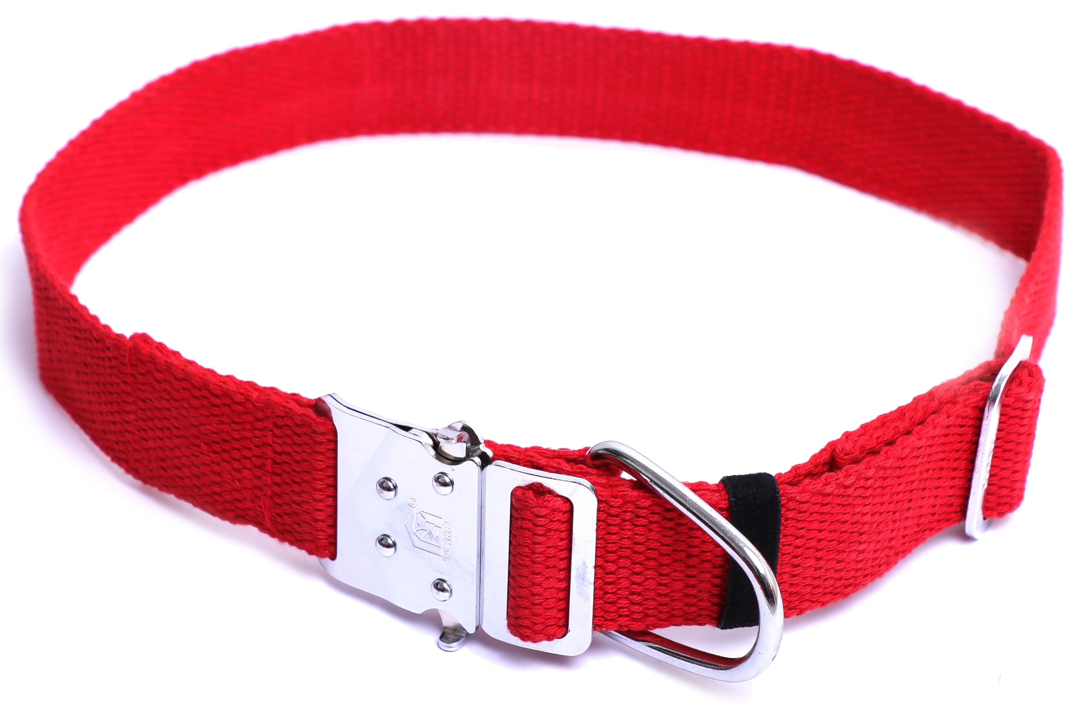 Kennel Cotton Adjustable M.S. Click Lock Collar (1 1/4")