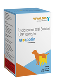 Vivaldis : Atosporin Cyclosporine Oral Solution 100mg/ml for Dogs & Cats