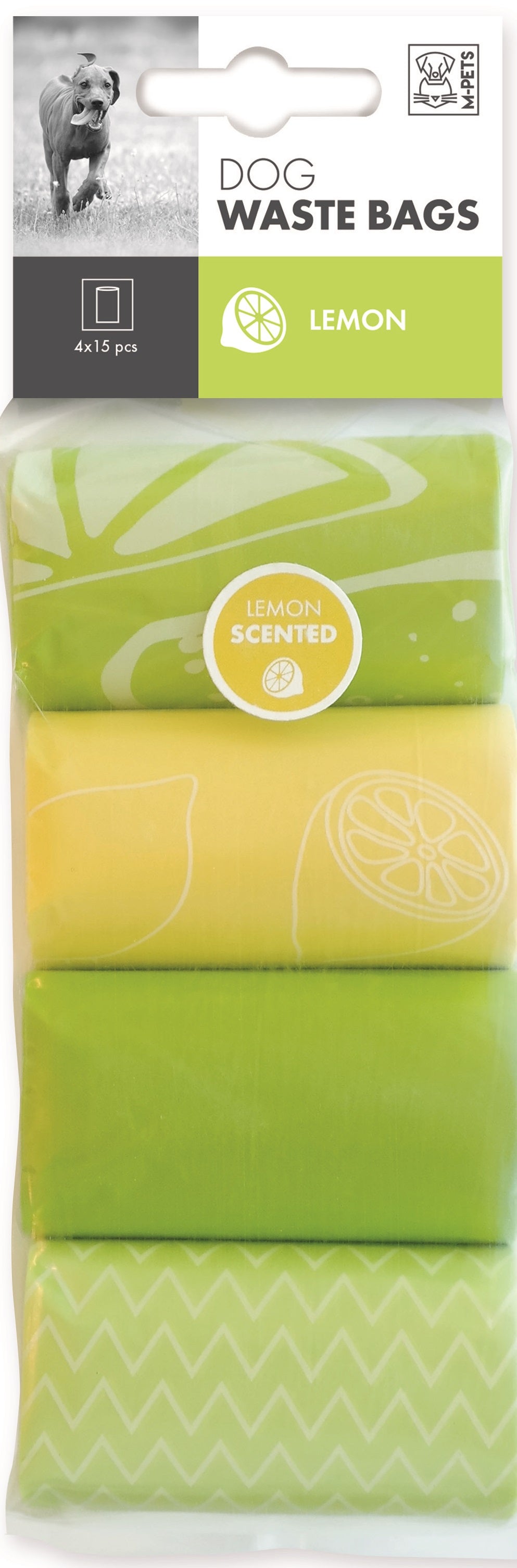 M-Pets Dog Waste Bags - Lemon