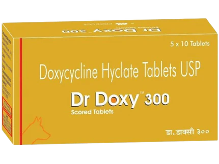 TTK: Dr Doxy 300mg Doxycycline Hyclate Scored Tablets for Dogs