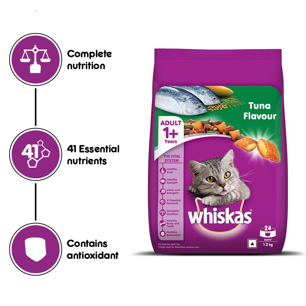 Whiskas Tuna Flavour Adult Cat Dry Food