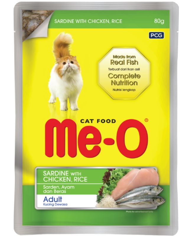 MeO Sardine With Chicken & Rice (Pouch)