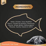 Sheba Chicken With Tuna In Gravy - (Pouch)