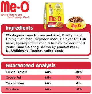 MeO Salmon Adult Cat Dry Food