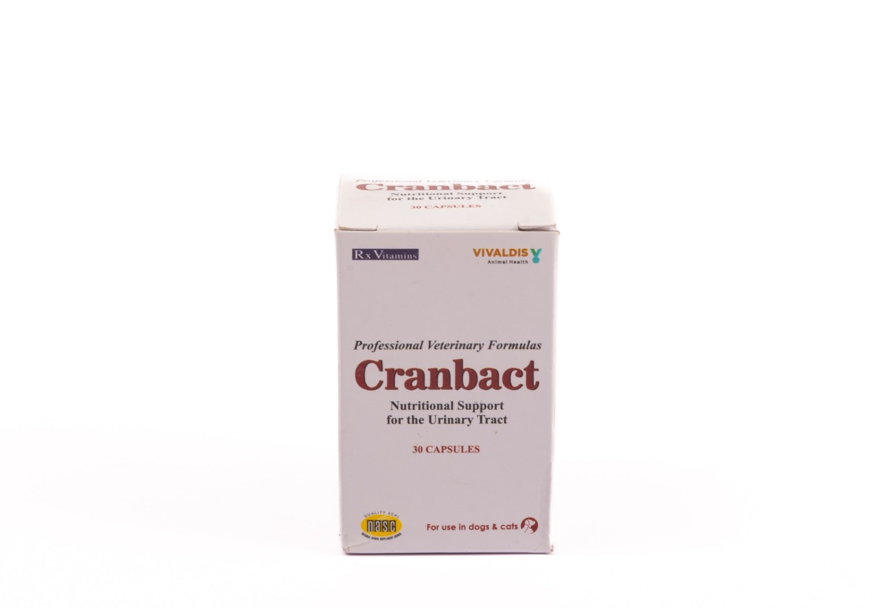 Vivaldis: Cranbact Nutritional Support For The Urinary Tract Capsules For Dogs & Cats