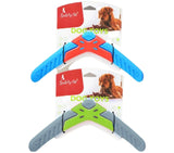 Smarty Pet Soft Latex Training Squeaky Cross Design Rubber Future Toy Boomerang