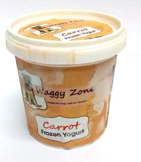 Waggy Zone Frozen Yogurt - Carrot Flavour