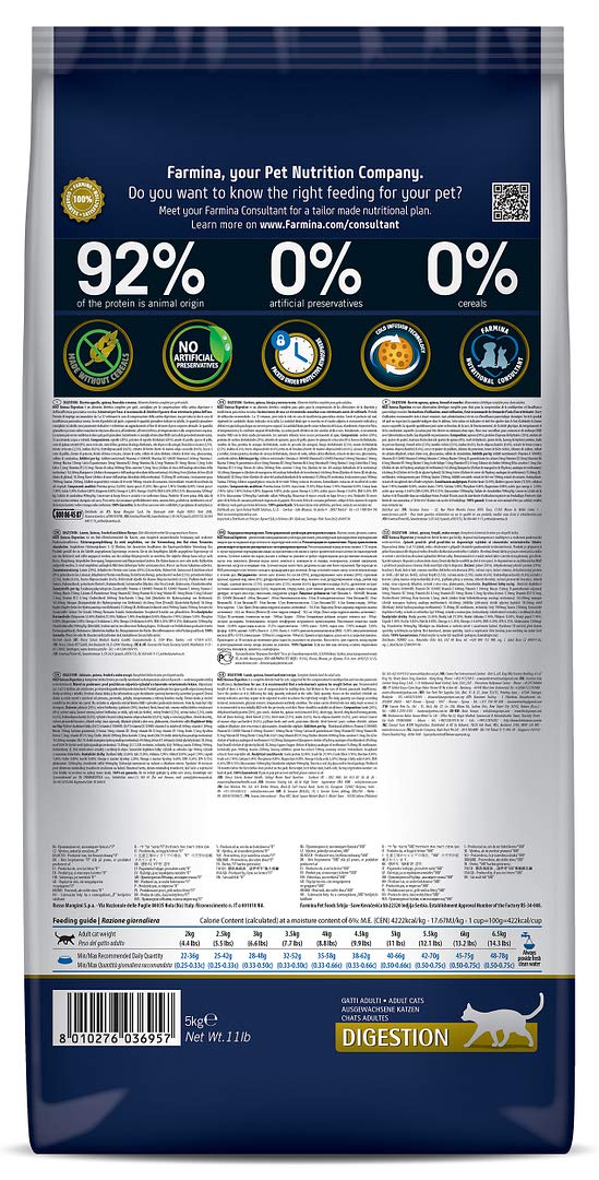 Farmina N&D Quinoa Digestion Grain Free Adult Cat Dry Food