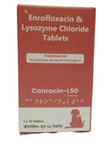 Canicon: Canrocin-L50 - Enrofloxacin & Lysozyme Chloride Tablets