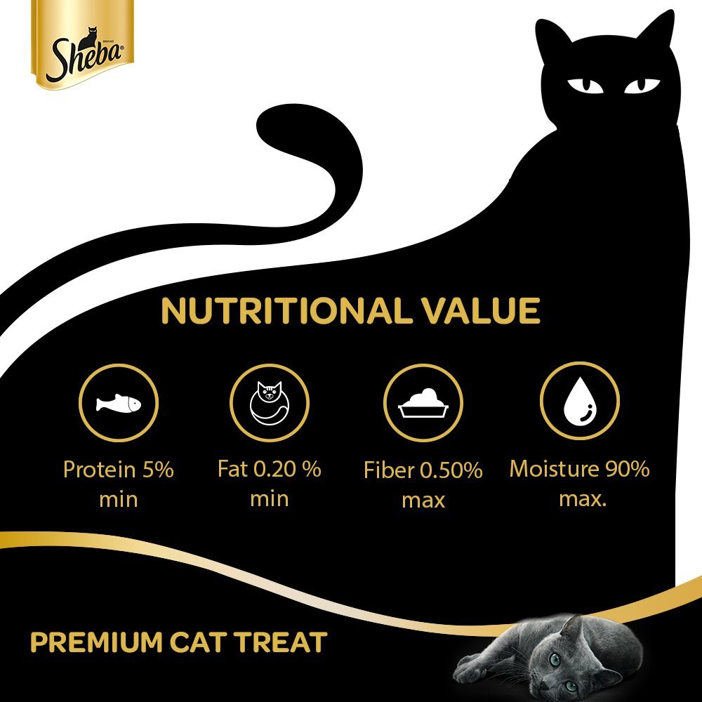 Sheba : Melty Skipjack Selection Creamy Cat Treat – Katsuo & Salmon Flavors