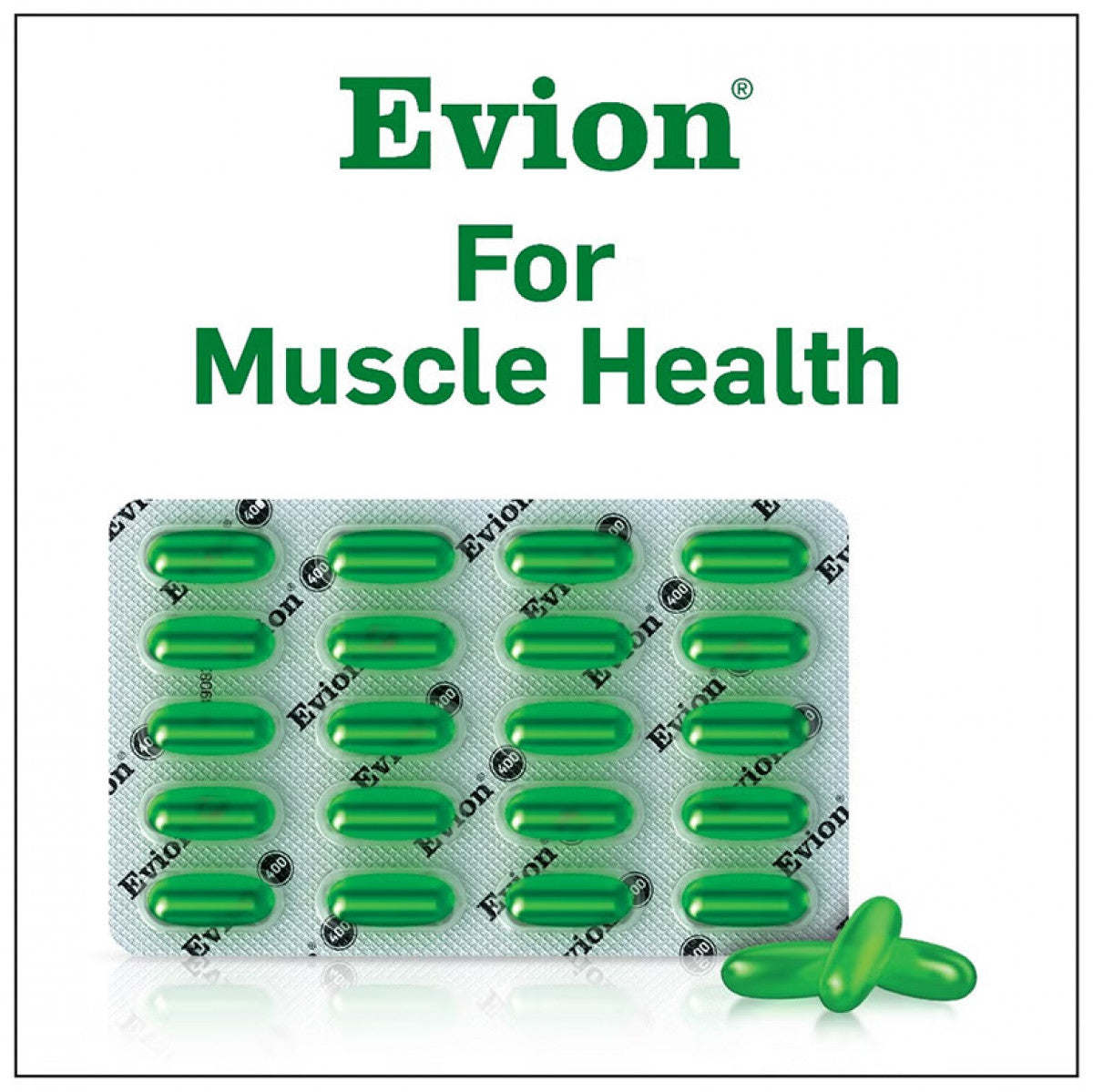 Evion Vitamin E Capsules 400 mg