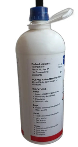 Virbac: Hitek Ivermectin Oral Solution BP (Vet) 0.08% w/v