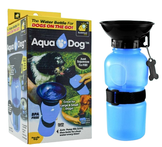 Smarty Pet Aqua Portable Water Bowl Bottle (Color May Vary)
