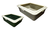 Smarty Pet Open Top Cat Litter Tray with Rim
