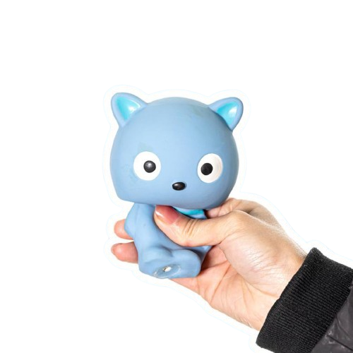 EE Toys Latex Rubber Squeaky Blue Bouncy Cute Dog Toy