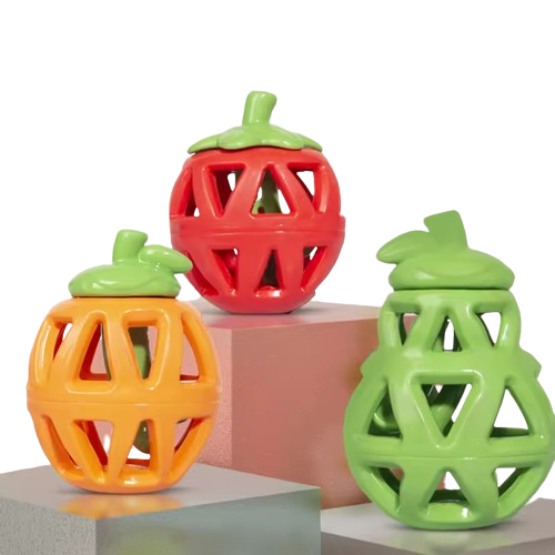 Holy Paws Fruity Bite Dog Treat Dispenser Chew Toy