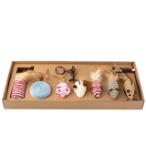 Holy Paws Cat Toy Box Set (Color May Vary)