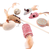 Holy Paws Cat Toy Box Set (Color May Vary)