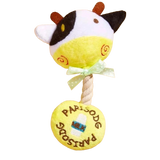 Smarty Pet Animal Shape Plush Chew Toy With Squeaker Sound