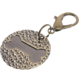 Smarty Pet Round Shape Tag Cum Collar Charm