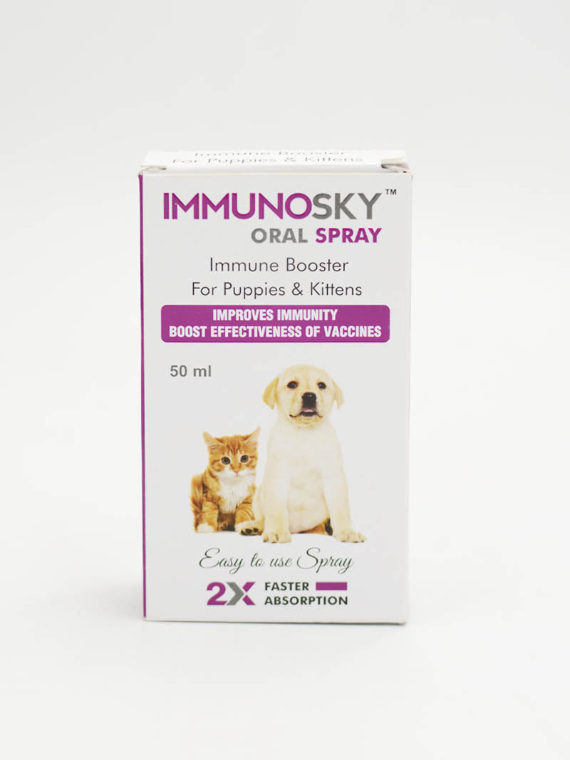 Skyec ImmunoSky Oral Spray – Immune Booster for Puppies & Kittens