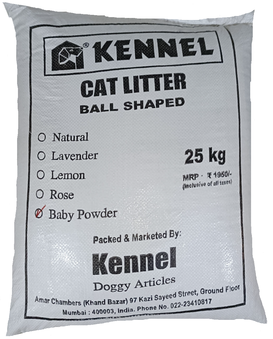 Kennel White Ball-Shaped Cat Litter