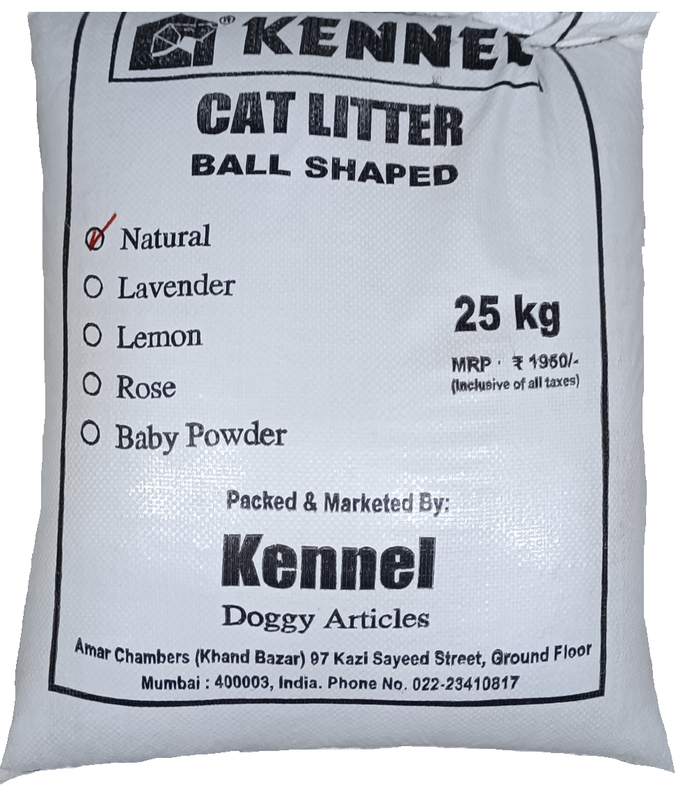 Kennel White Ball-Shaped Cat Litter