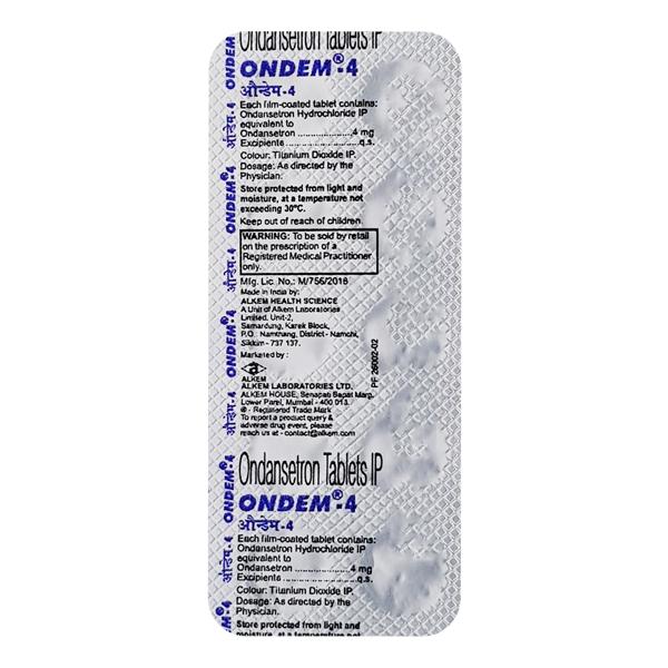 Alkem Ondem-4mg Tablet