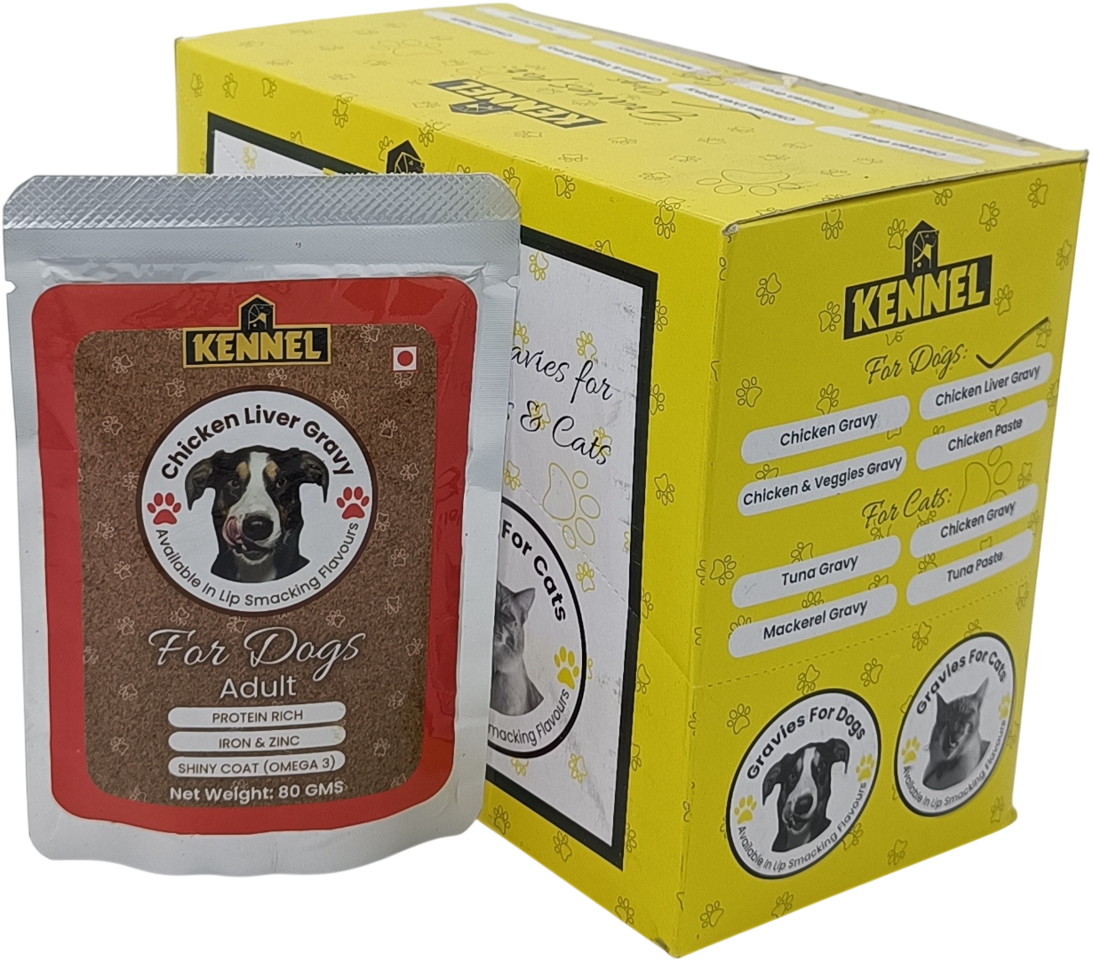 Kennel Chicken Liver Gravy Adult Dog Pouch