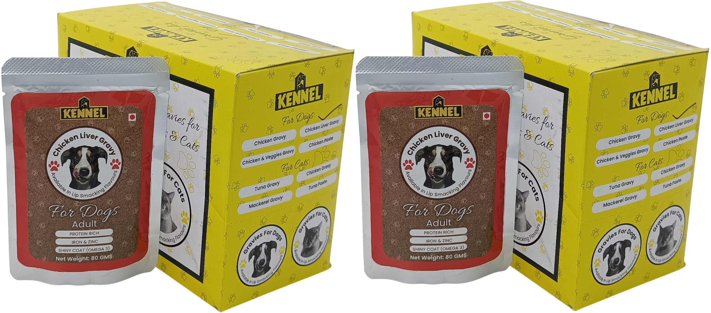 Kennel Chicken Liver Gravy Adult Dog Pouch