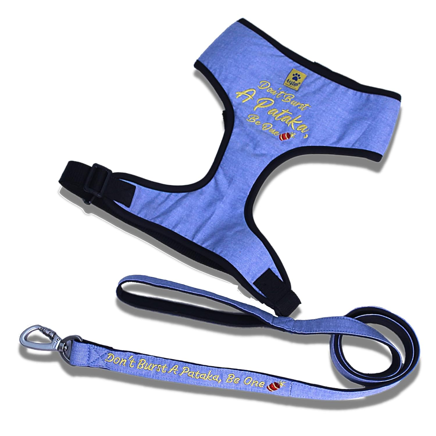 A+a Pets Pataka Harness & Leash Combo Set For Dogs & Cats