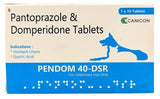 Canicon: Pendom 40-DSR - Pantoprazole & Domperidone Tablets for Dogs