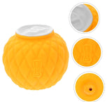 EE Toys Natural Latex Rubber Squeaky Dog Toy - Pineapple Design