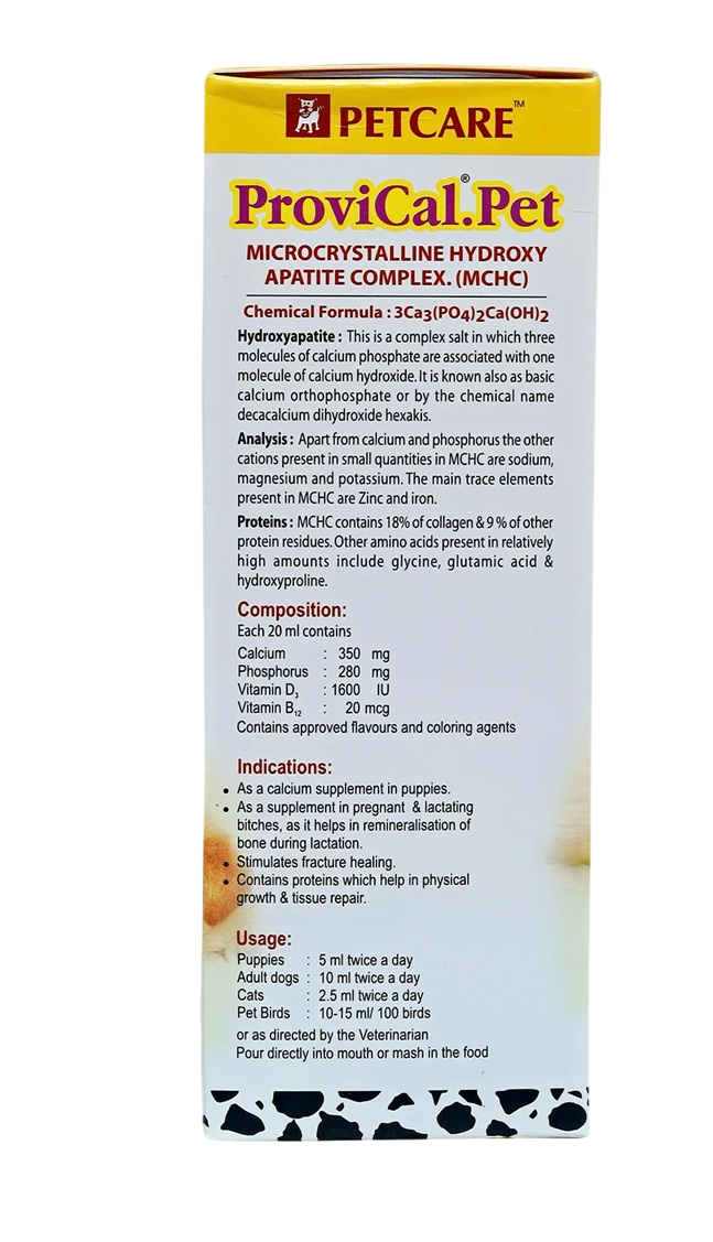 PETCARE Provical Pet Calcium Tonic for Dogs & Cats