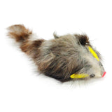 Nunbell Play-N-Squealing Fur Mouse Cat Toy
