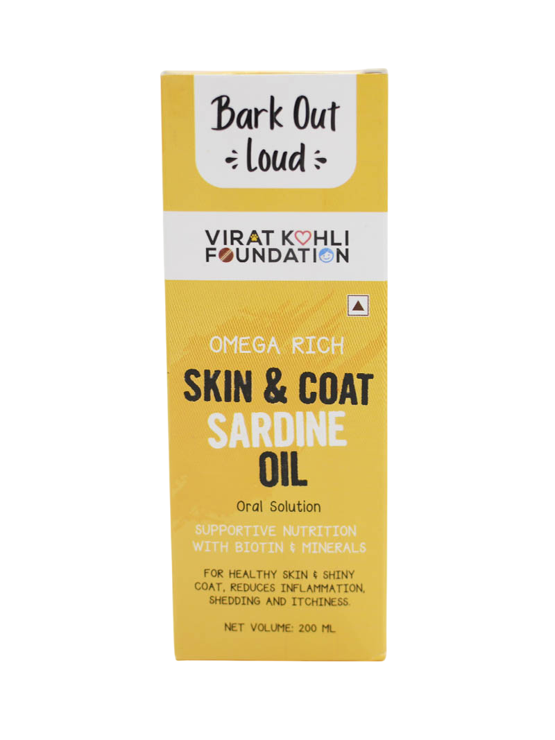 Vivaldis Bark Out Loud Skin & Coat Sardine Oil