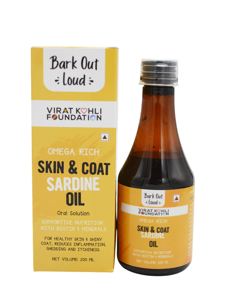 Vivaldis Bark Out Loud Skin & Coat Sardine Oil