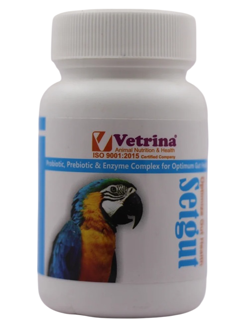 Vetrina: Setgut Exotic – Probiotic & Enzyme Supplement For Exotic Birds