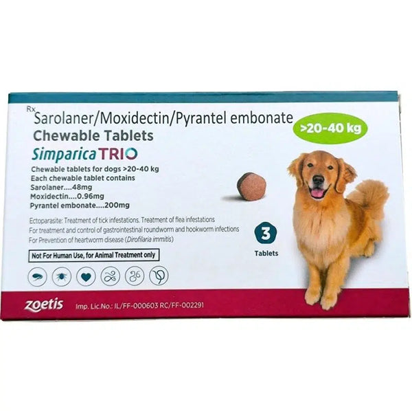 Zoetis Smptrio Tables For Dog 20-40 kg