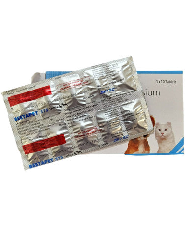Skyec Beetapet 375 Amoxycillin & Clavulanate Tablets for Dogs & Cats