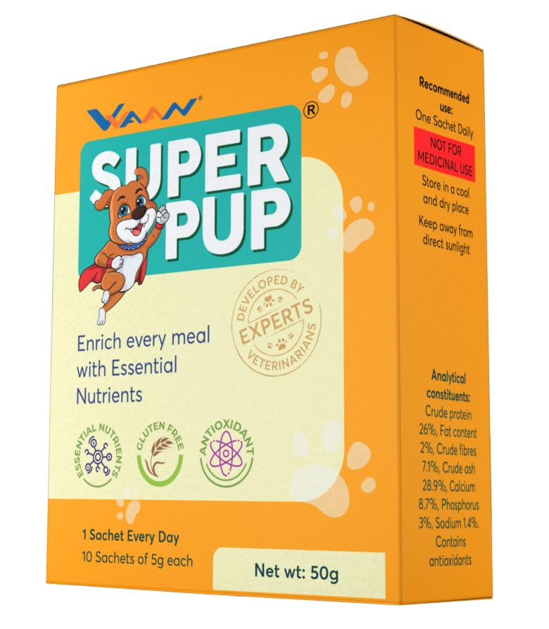 Vvaan: Super Pup Sachets for Dogs – 10 Sachets (5g Each)