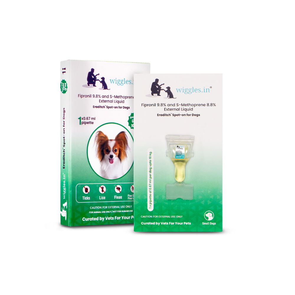 Wiggles Eraditch Spot-On for Small Dogs (Up to 10 kg)