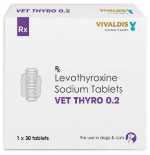 Vivaldis : Vet Thyro 0.2mg Levothyroxine Tablets for Dogs & Cats