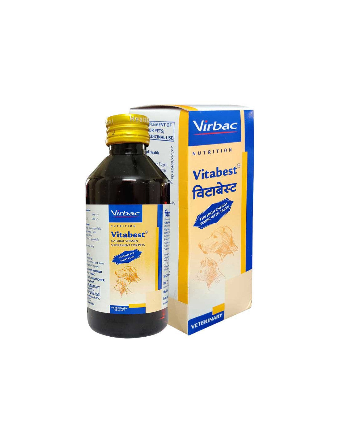 Virbac: Vitabest – High Energy Nutritional Tonic for Dogs & Cats