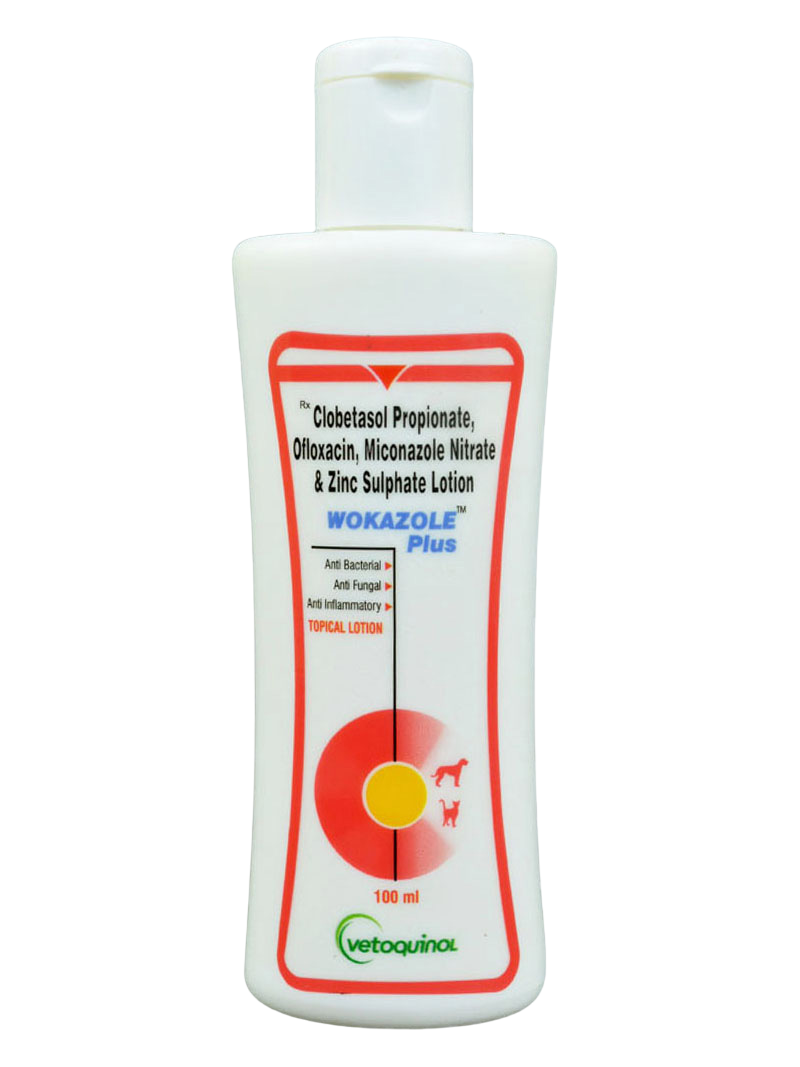 Vetoquinol: Wokazole Plus Topical Lotion for Dogs & Cats
