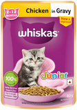 Whiskas Junior Chicken In Gravy Kitten Pouch
